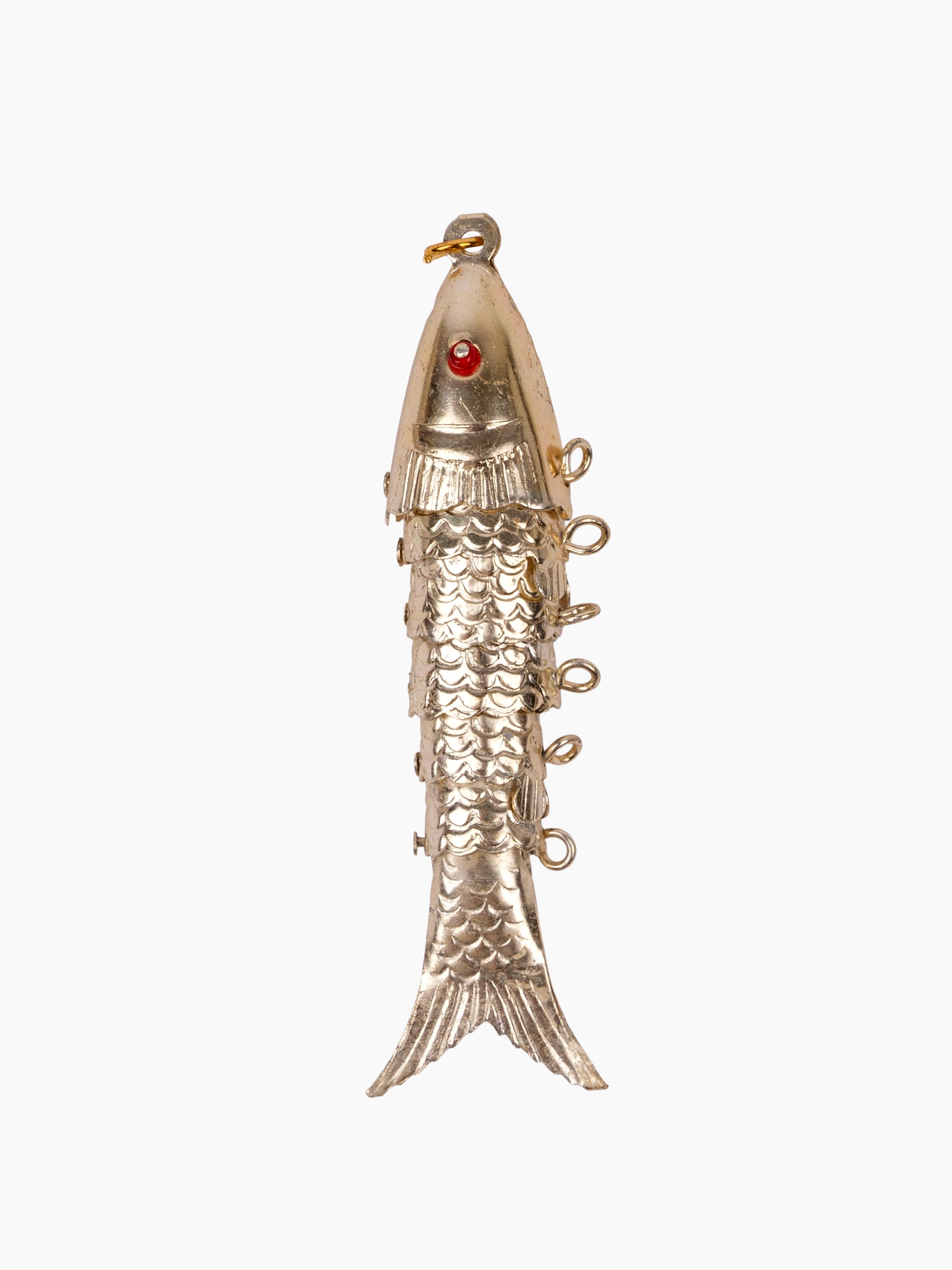 Vintage Articulated Fish Charm | Two Tones