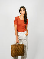 Vintage Berlin Tee | Brick Red