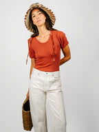 Vintage Berlin Tee | Brick Red