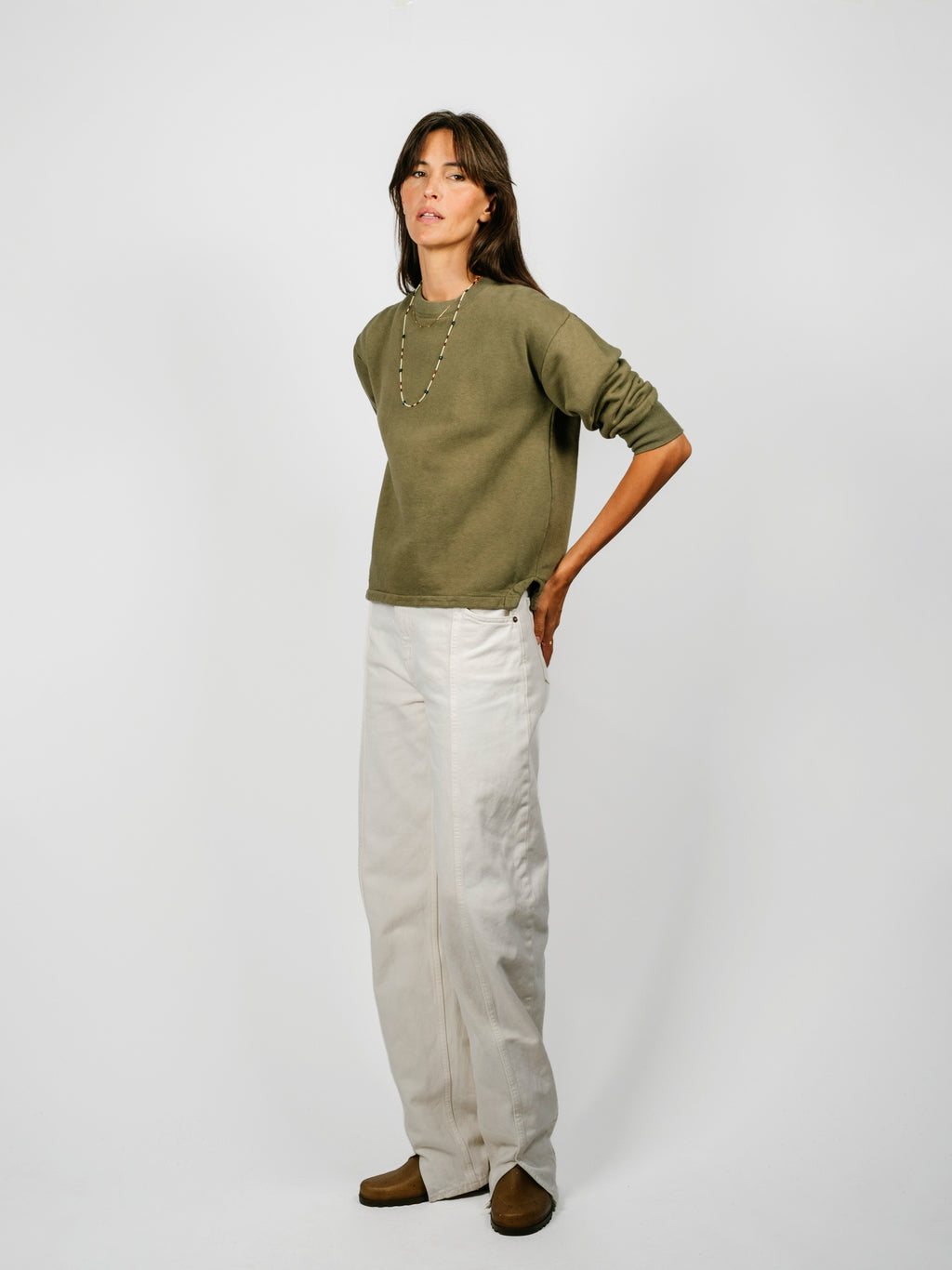 Vintage French Sweatshirt | Sage Green