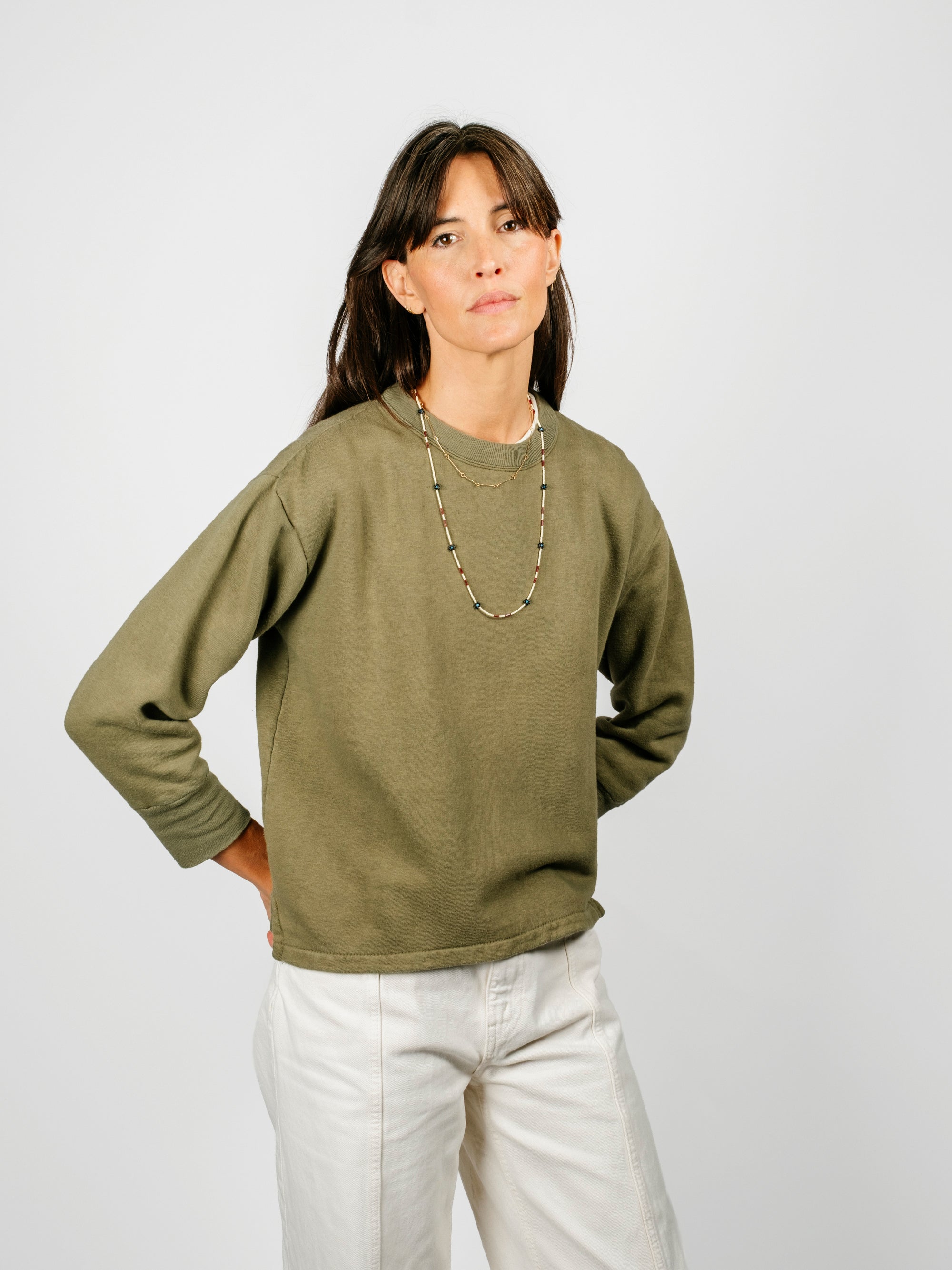 Vintage French Sweatshirt | Sage Green