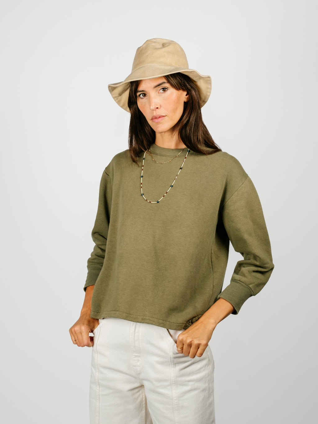 Adult Waxed Canvas Hat | Natural