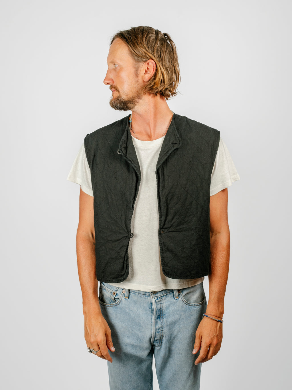 Cropped Lorel Tee | Washed White