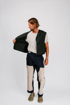 Vintage Quilted Vest | Ocean Blue