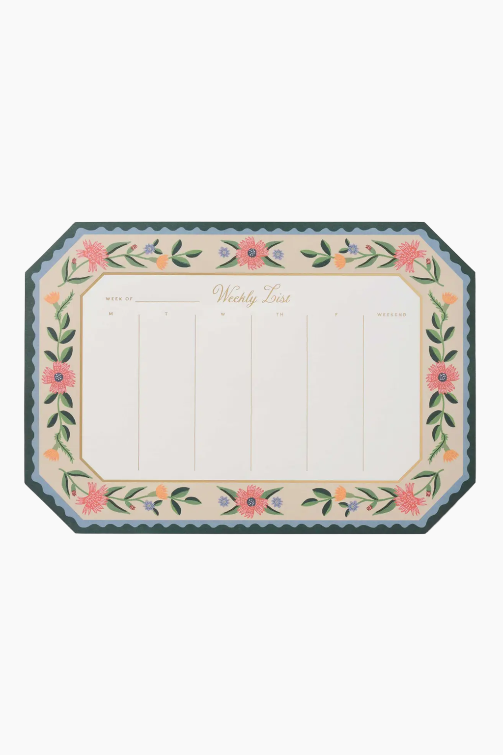 Aster Weekly Desk Pad