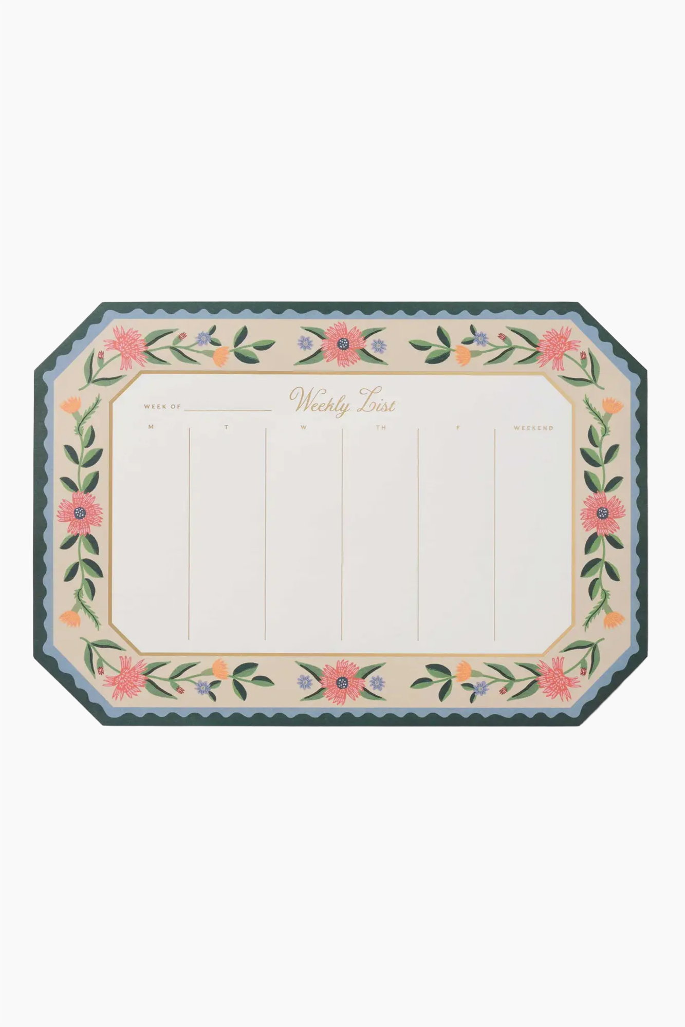 Aster Weekly Desk Pad