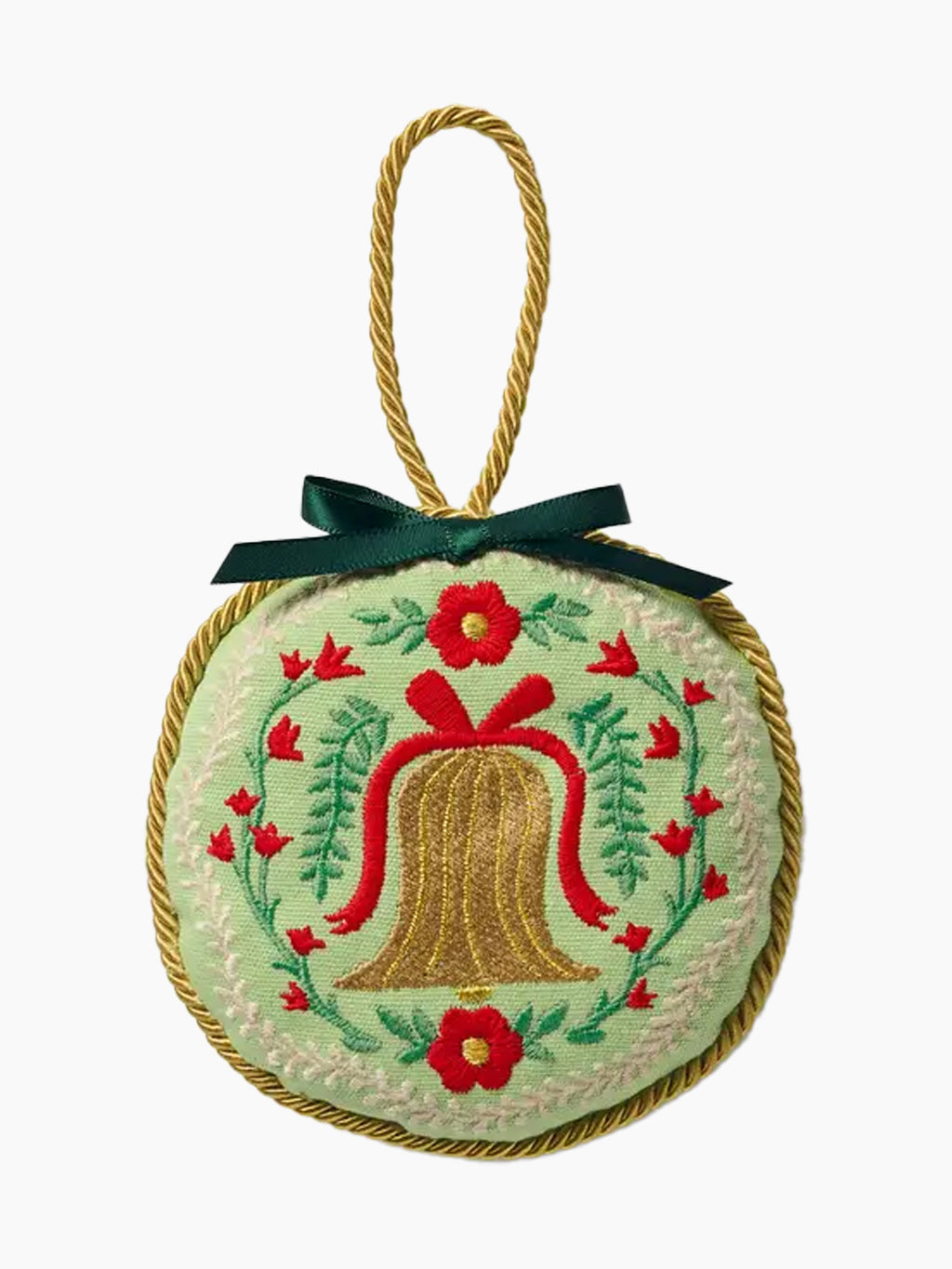 Christmastide Embroidered Ornament Set