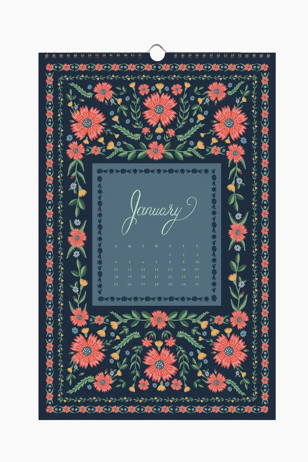 2026 Flora Wall Calendar