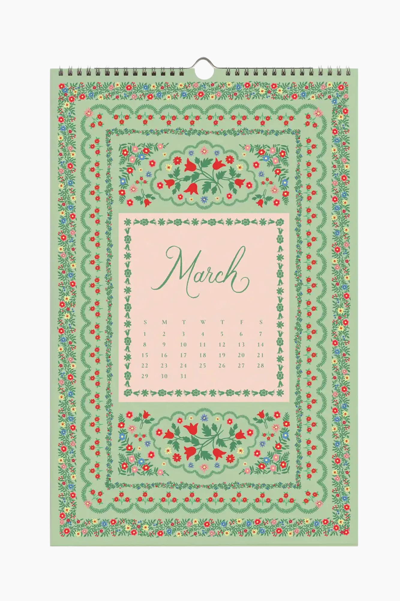 2026 Flora Wall Calendar