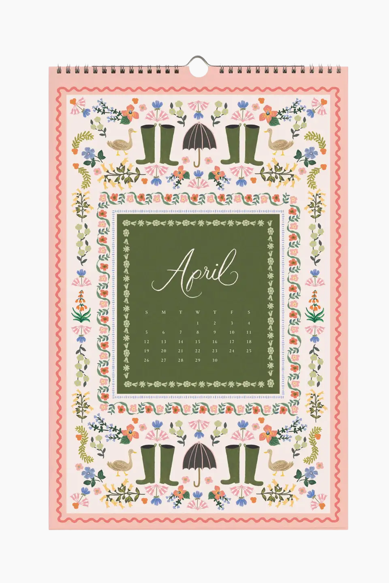 2026 Flora Wall Calendar