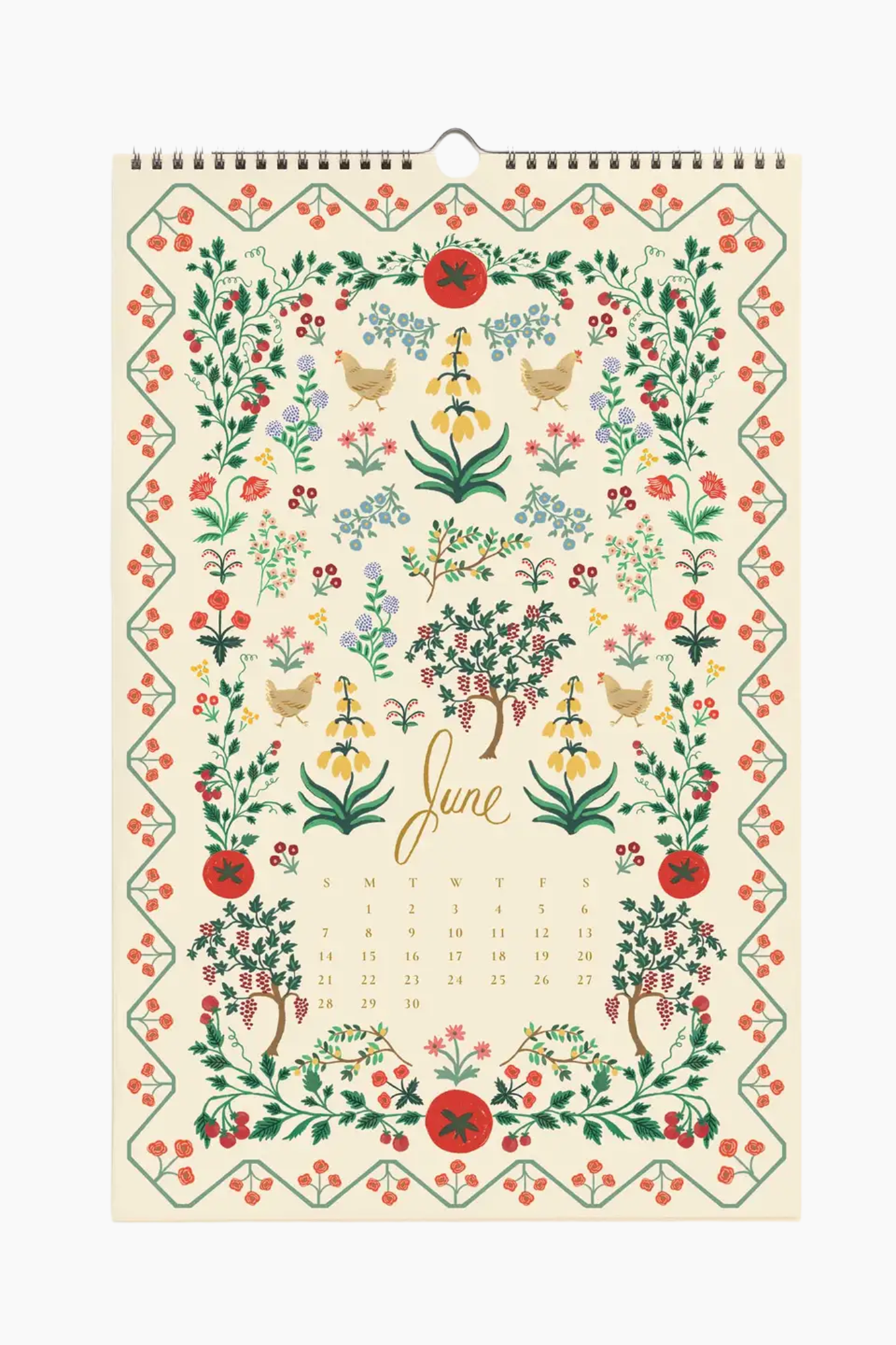 2026 Flora Wall Calendar