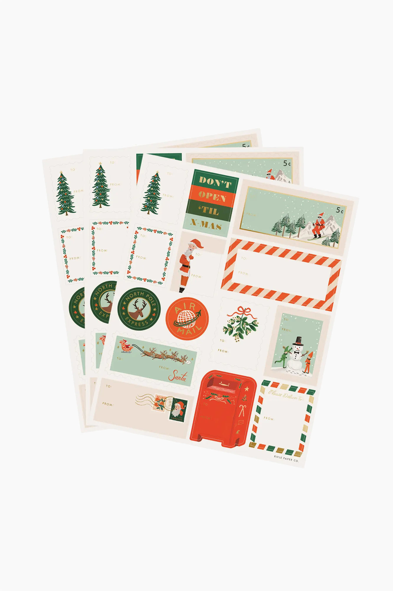 Holiday Stickers & Labels | 2 Designs