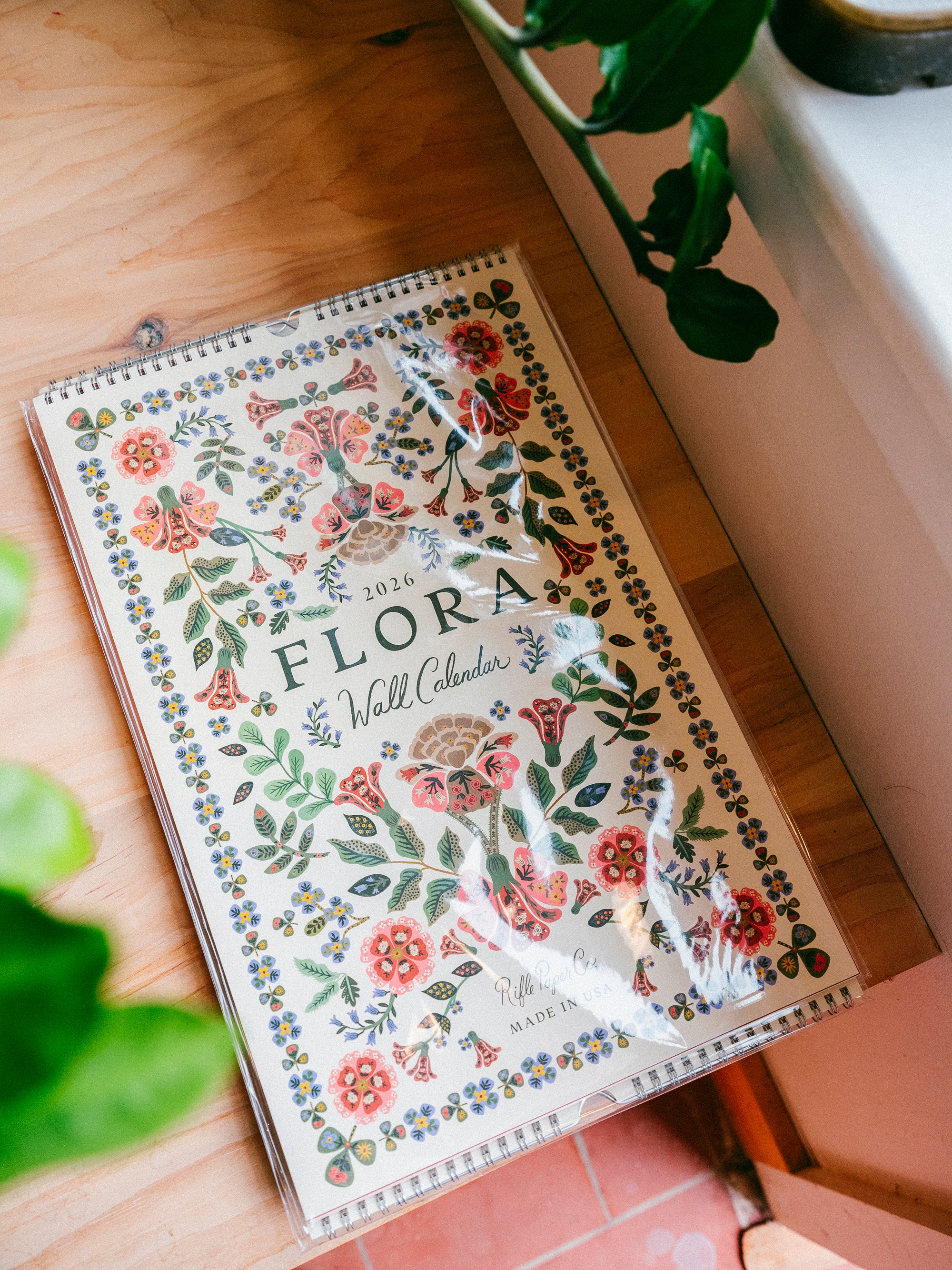 2026 Flora Wall Calendar