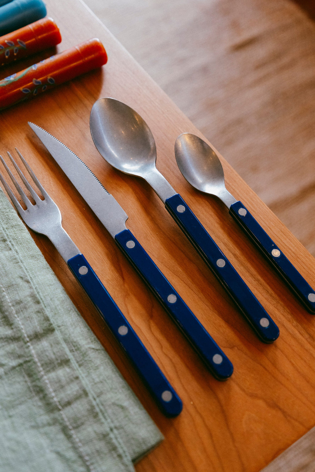 Bistrot Vintage Flatware Collection | Navy