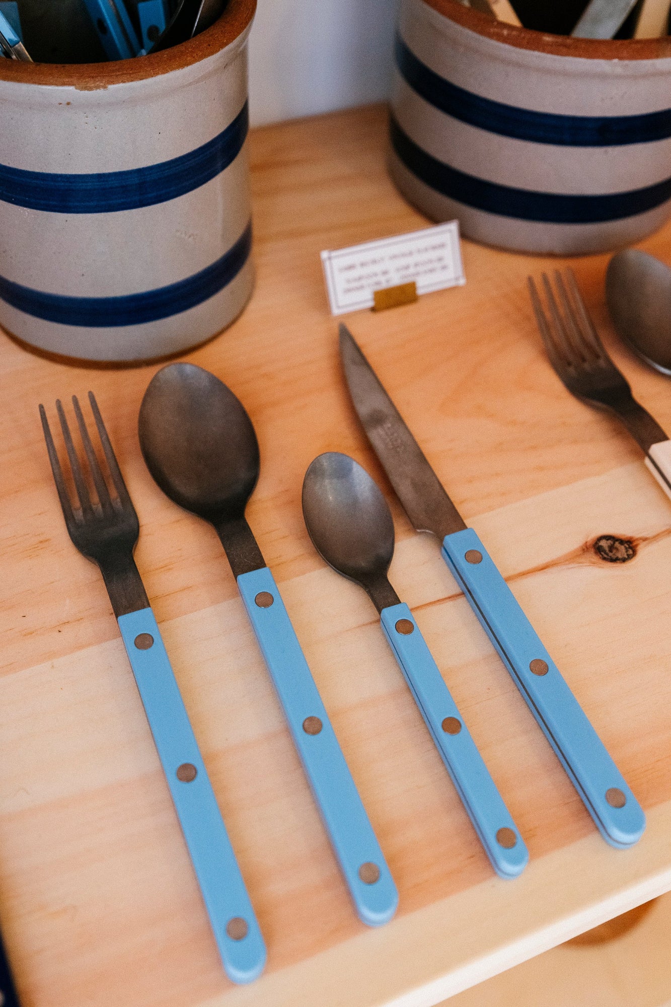 Bistrot Vintage Flatware Collection | Pastel Blue
