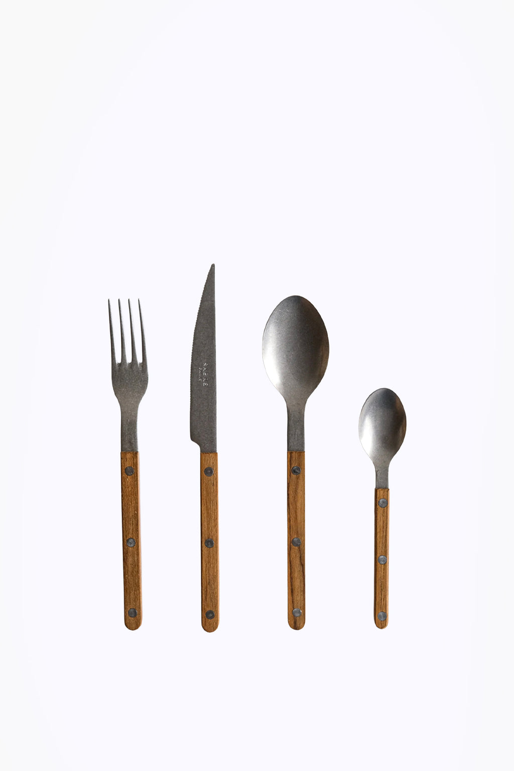 Bistrot Vintage Flatware Collection | Teak Wood