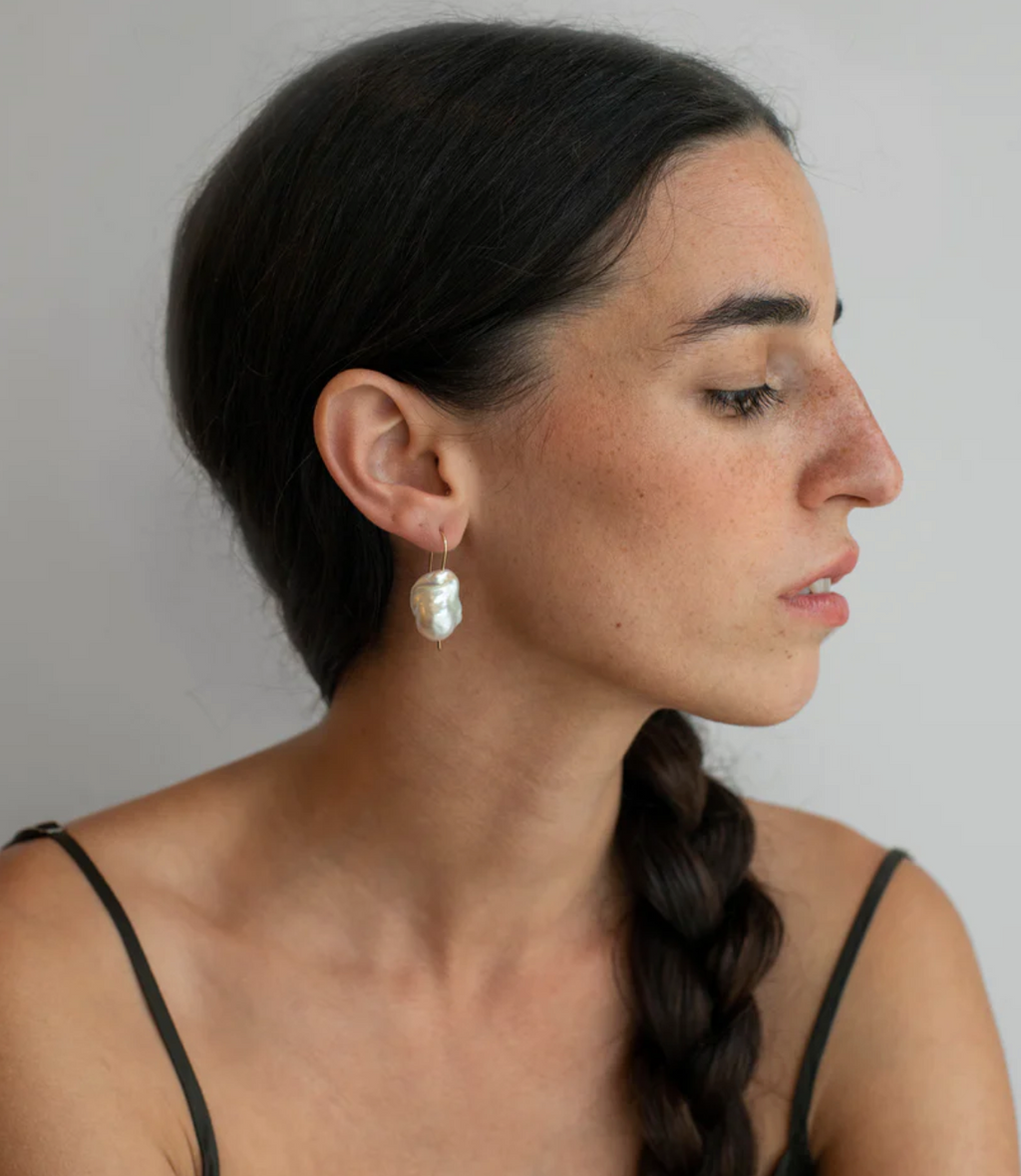 Baroque Pearl Drop Earrings