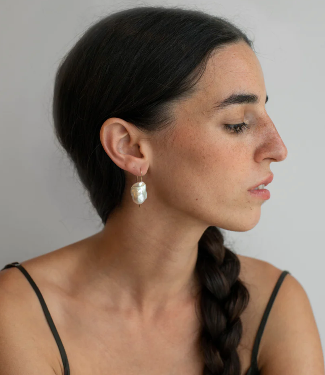 Baroque Pearl Drop Earrings