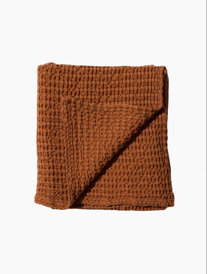 Cotton Waffle Towels | Terracotta