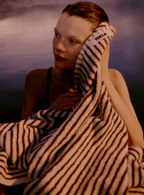 Organic Cotton Striped Towels & Bath Mat | Kodiak