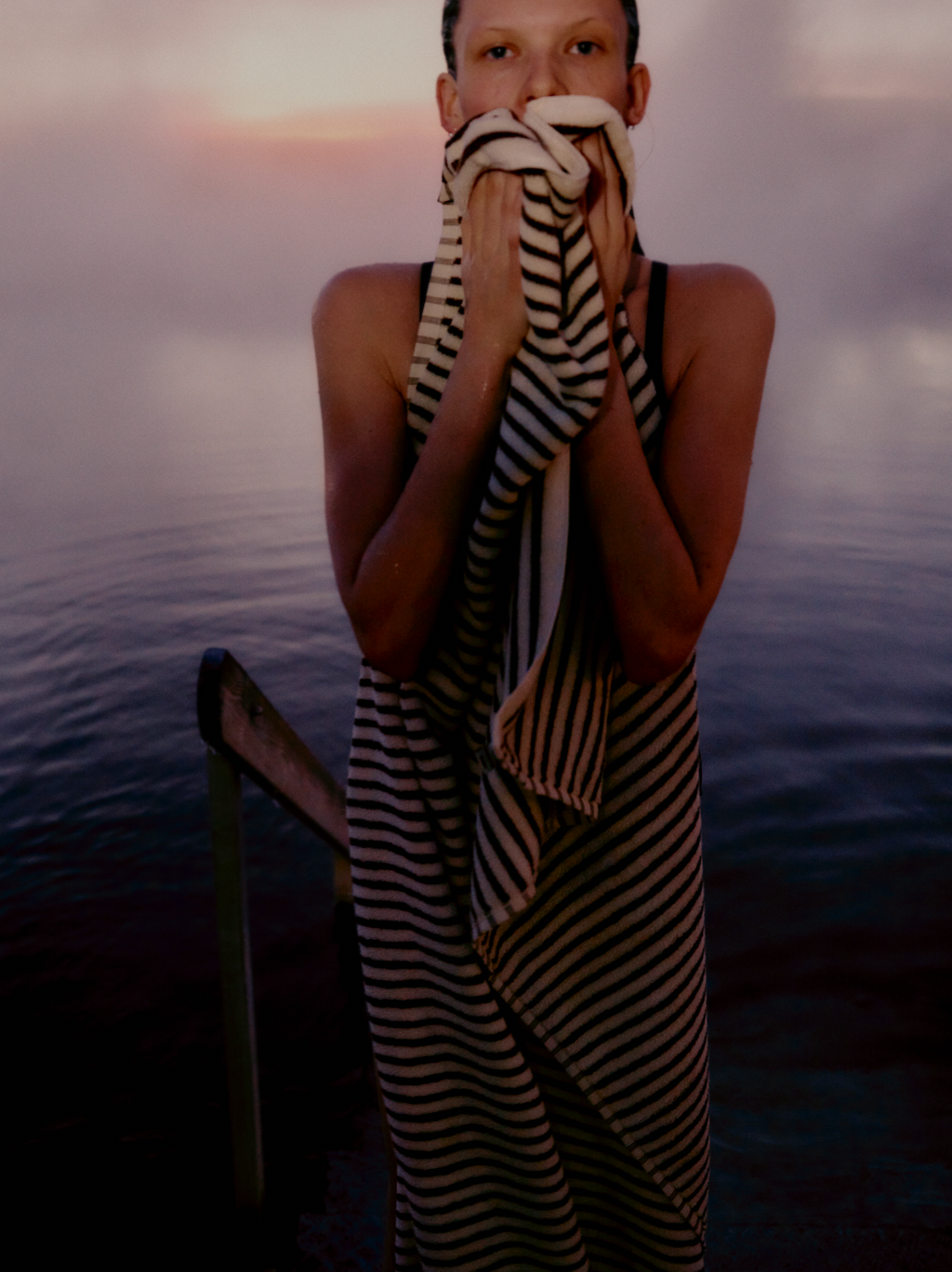 Organic Cotton Striped Towels & Bath Mat | Kodiak