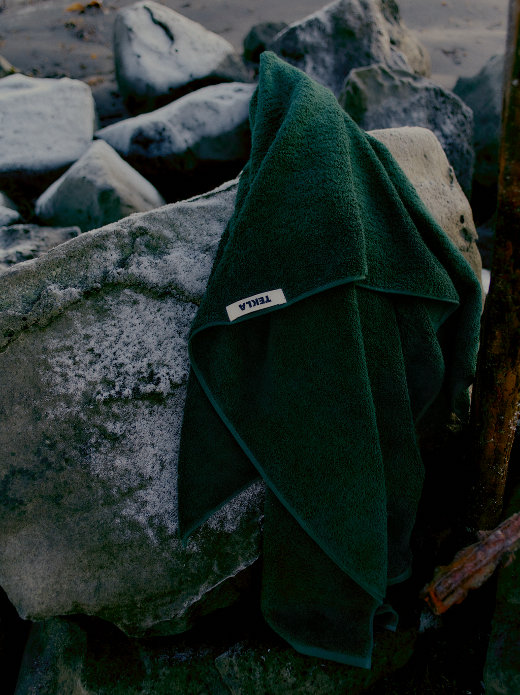 Organic Cotton Towels & Bath Mat | Forest Green