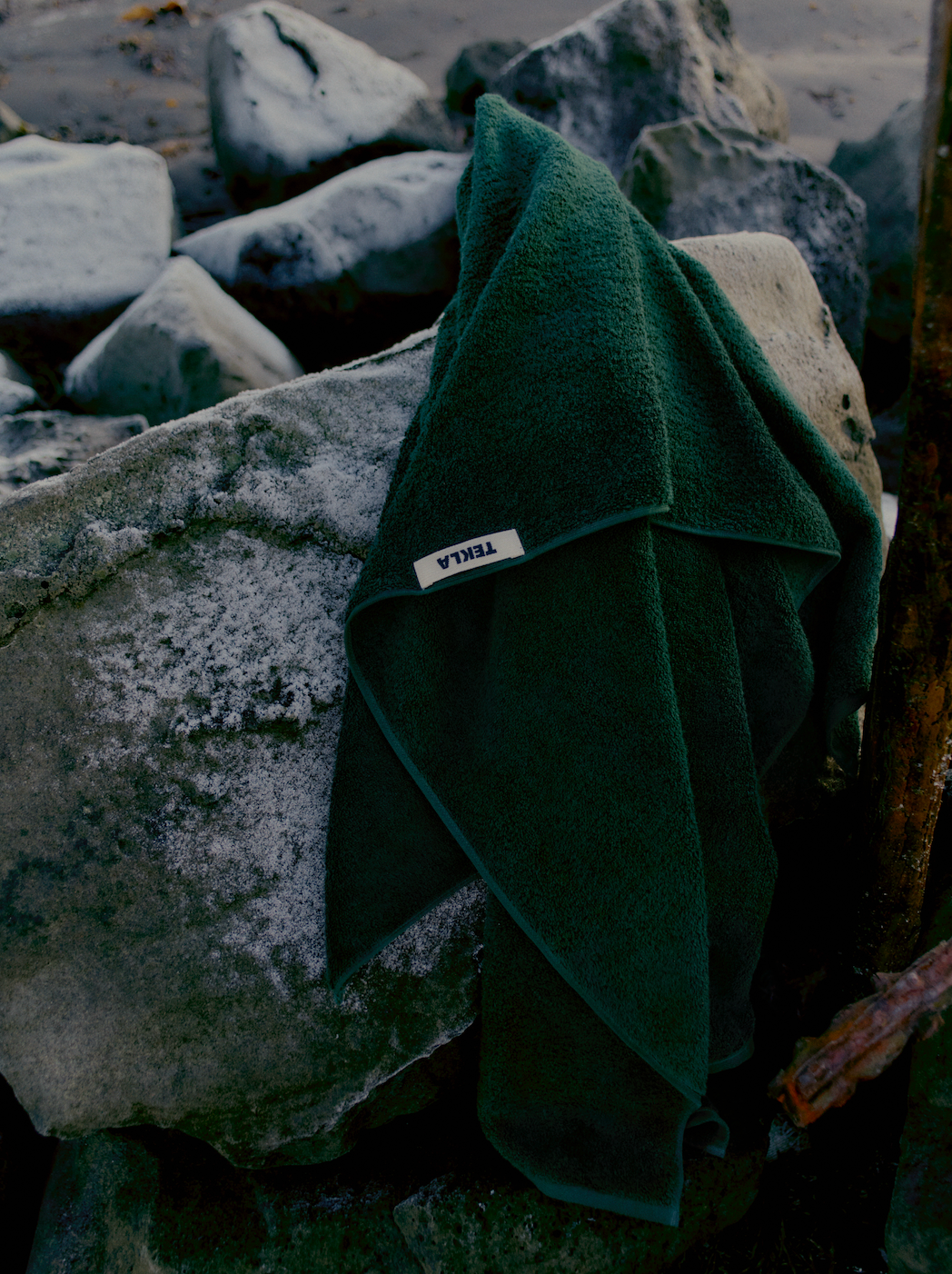 Organic Cotton Towels & Bath Mat | Forest Green