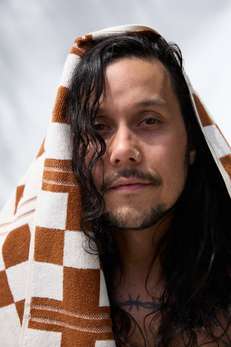 Organic Cotton Lake House Stripe Towels | Fuyu & Chalk