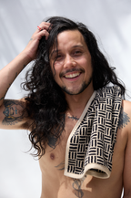 Organic Cotton Weave Towels | Sand & Noir