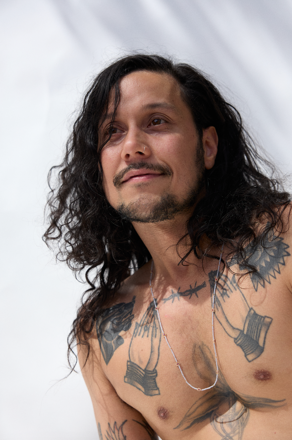 Vintage Beaded Daisy Chain | Long