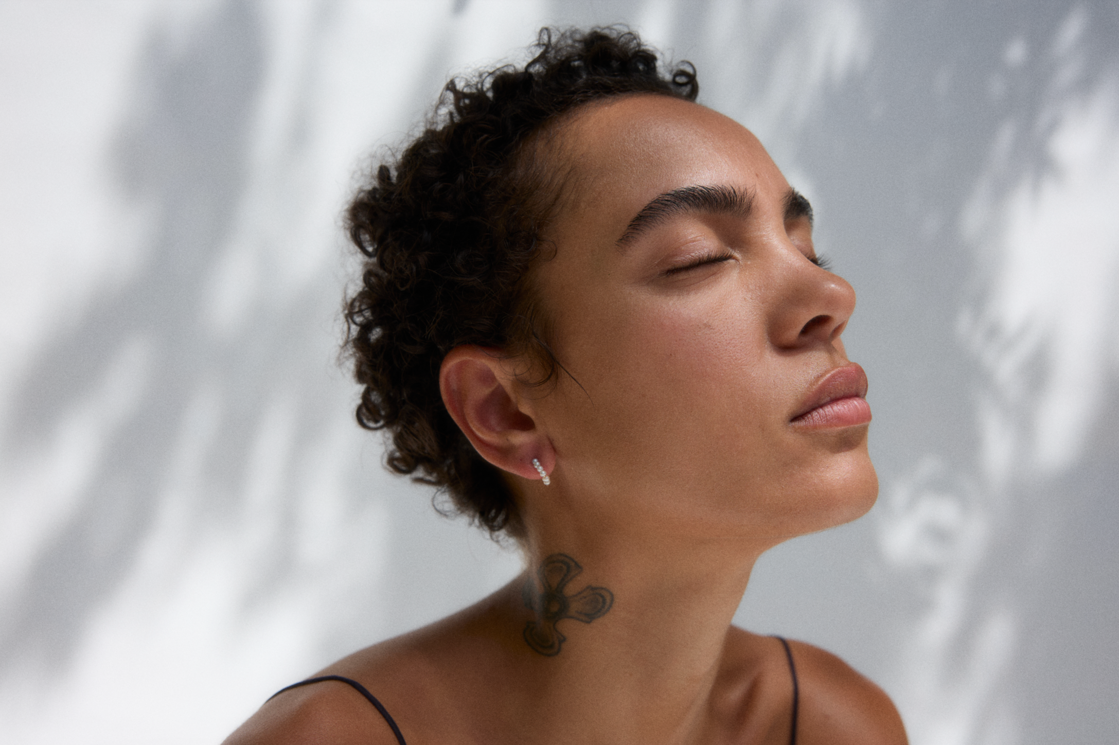 Baroque Pearl Crescent Hoops