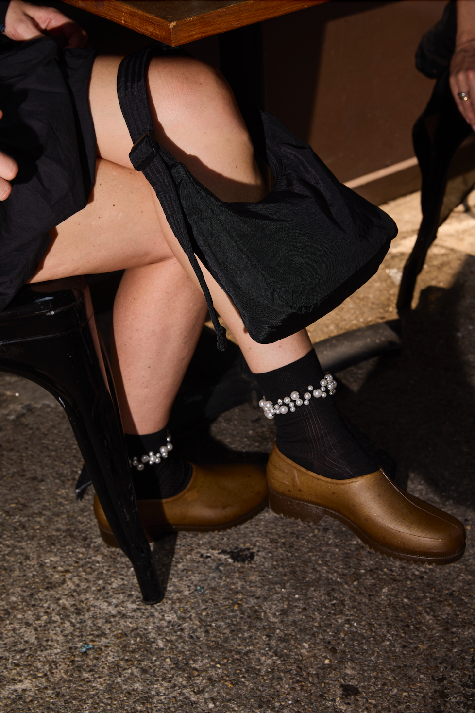 French Recycled Hemp Gardening Clogs in Sepia