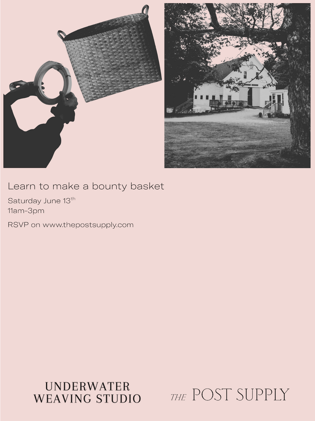 Underwater Weaving x The Post Supply Workshop Series