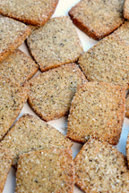 Almond Tea Crisp Shortbread Cookies