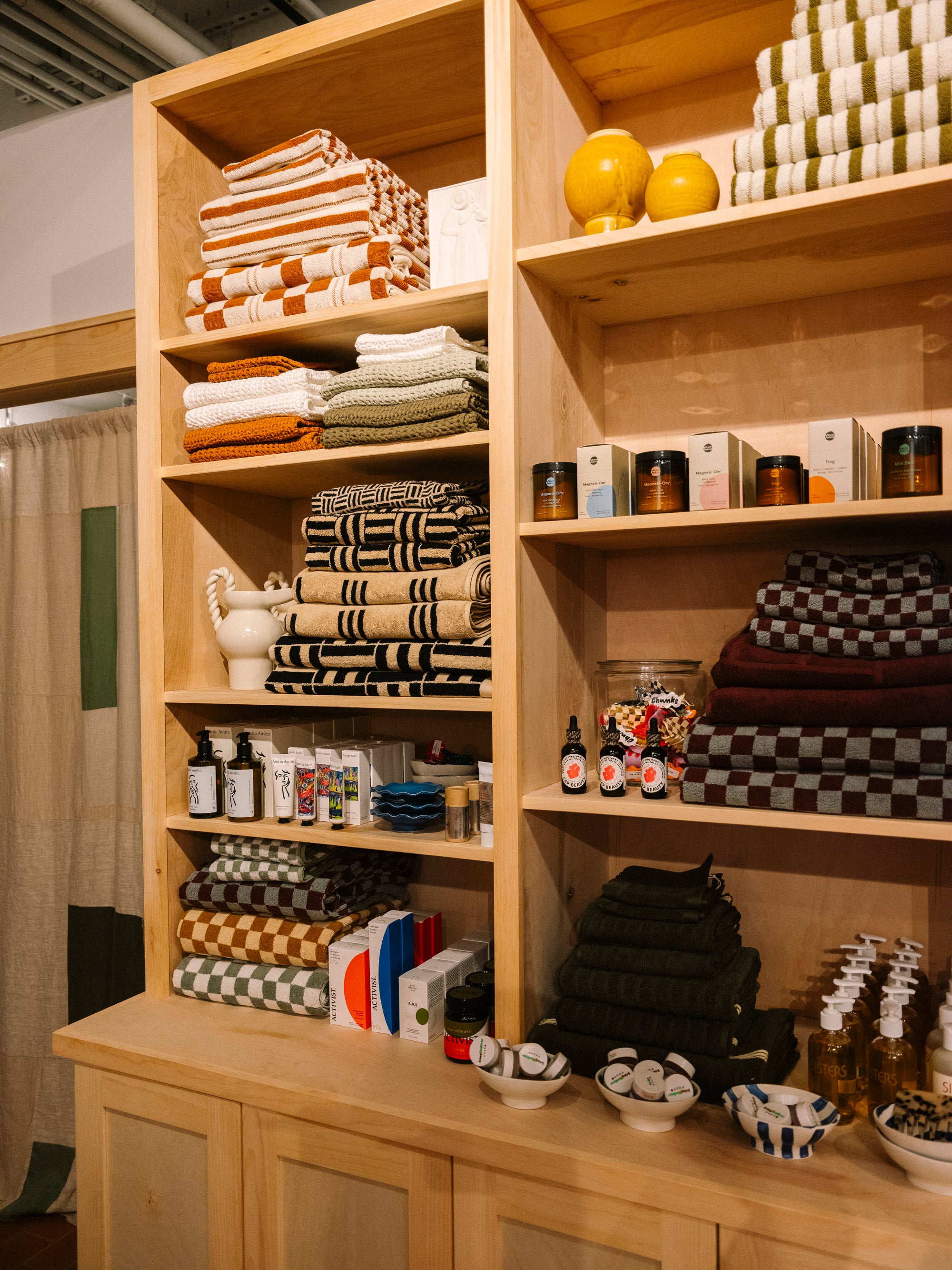 Organic Cotton Grid Towels | Sage & Chalk