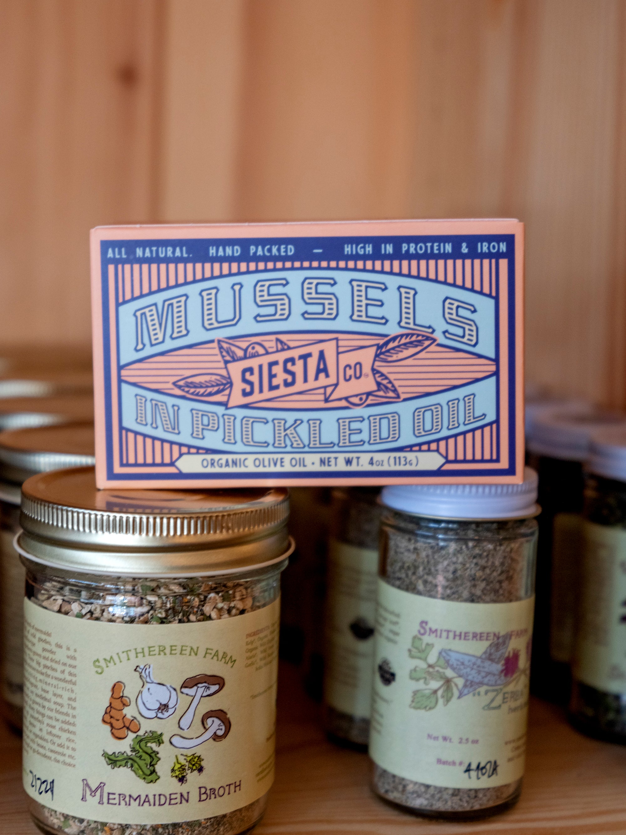 Mussels in Organic Pickled Oil