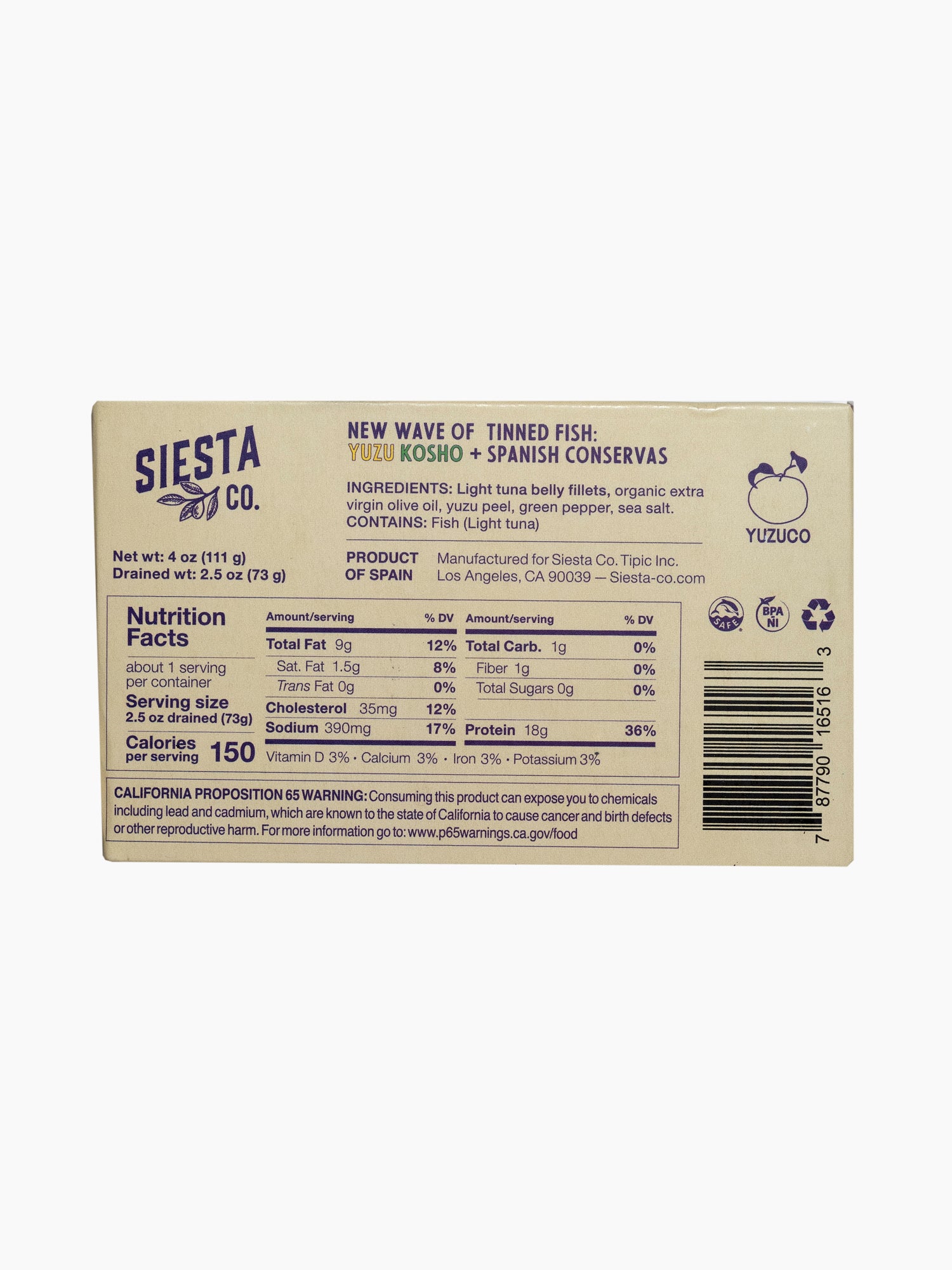 Tuna Belly in Yuzu Kosho