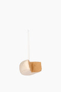 Felt Brie Wheel Ornament