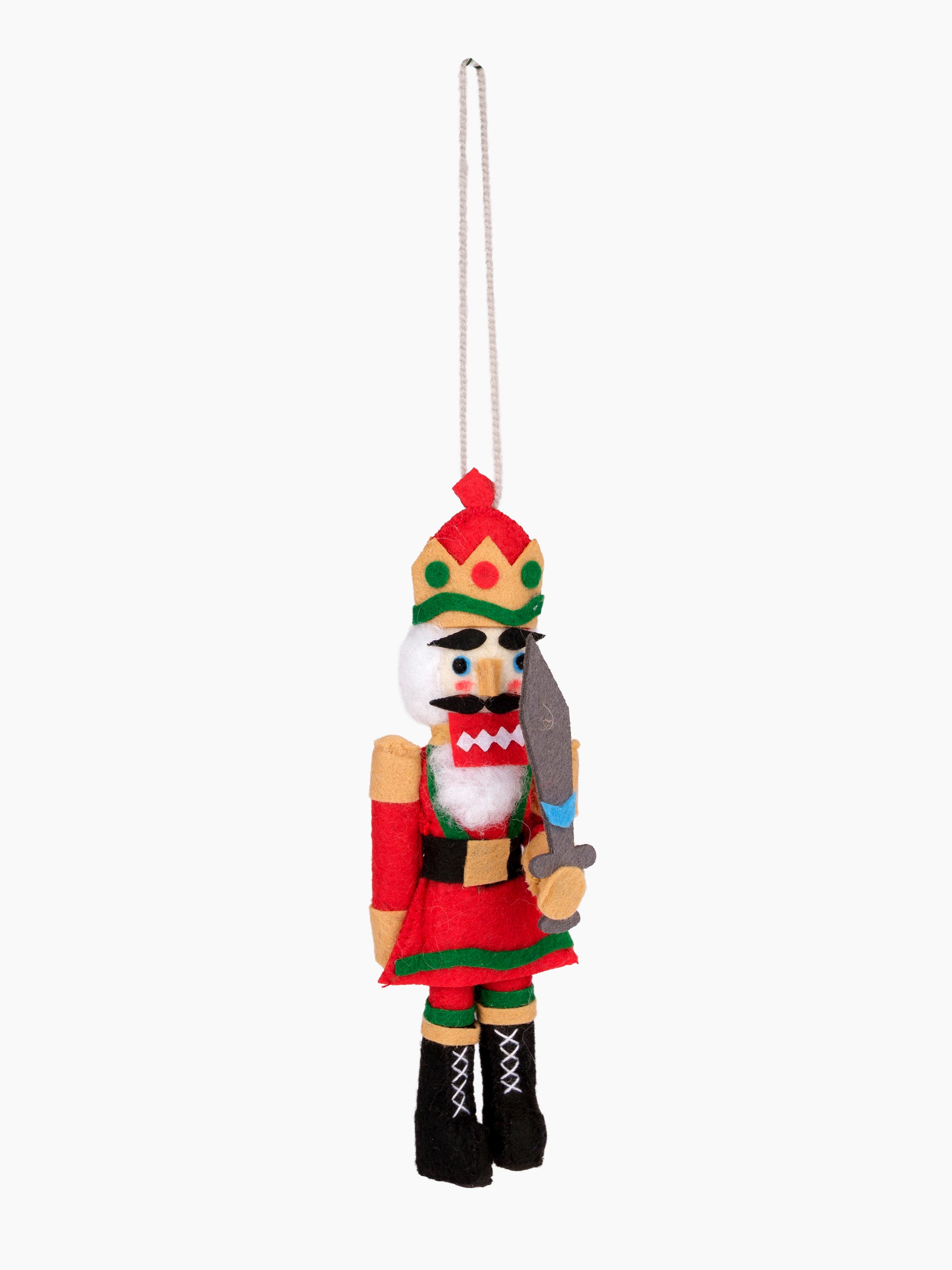 Felt Nutcracker Ornament