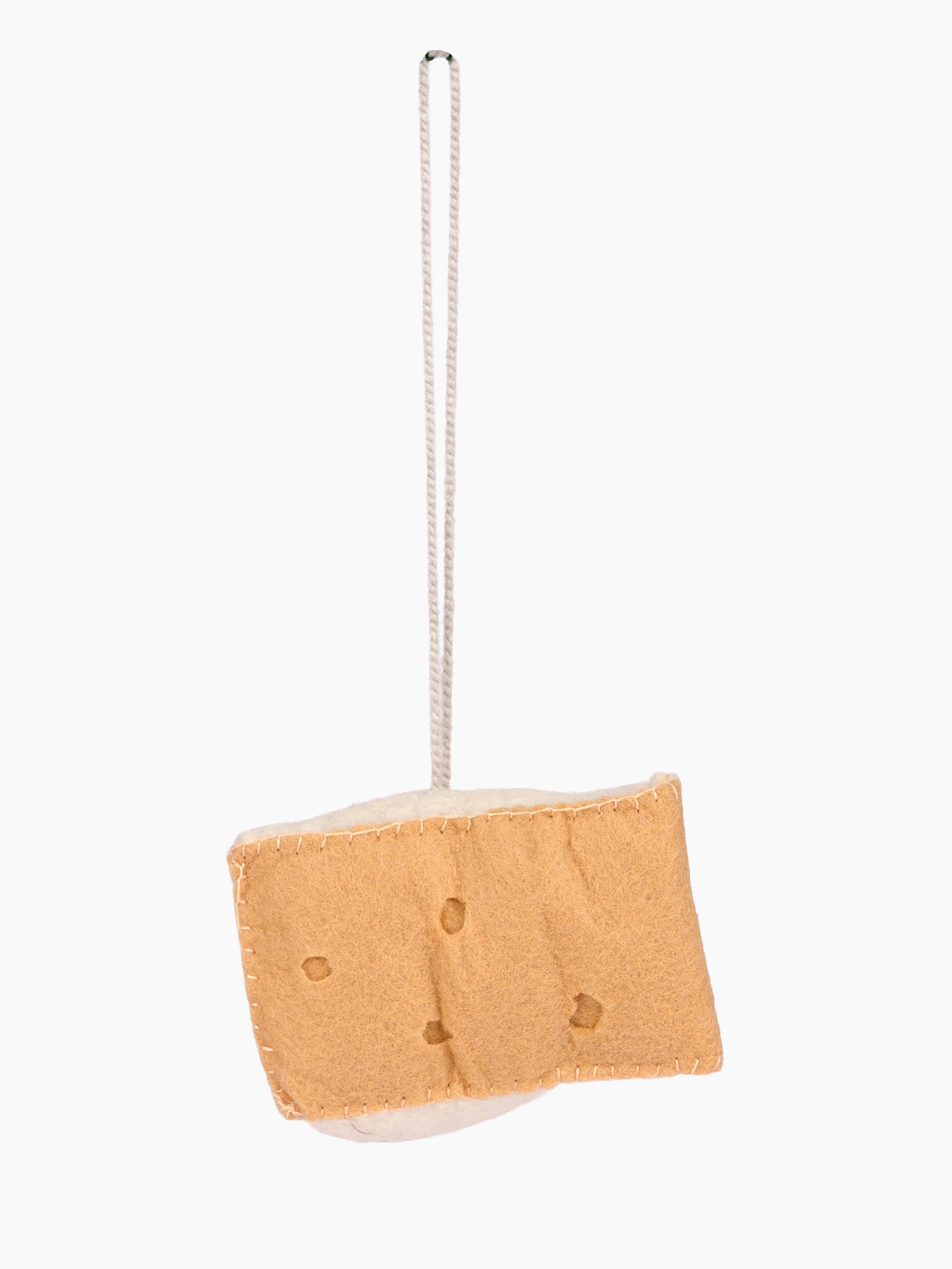 Felt Cheese Wedge Ornament