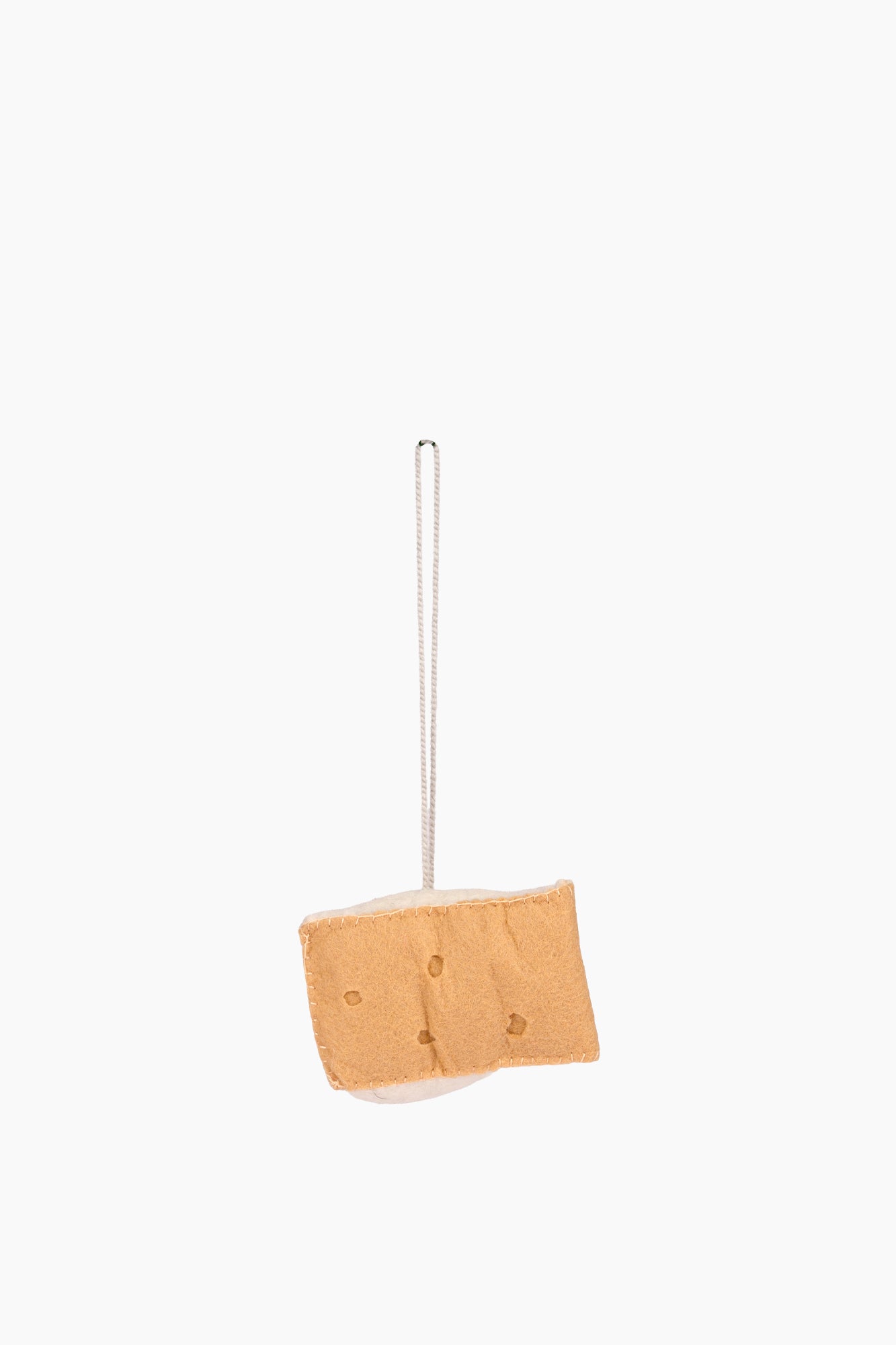 Felt Cheese Wedge Ornament