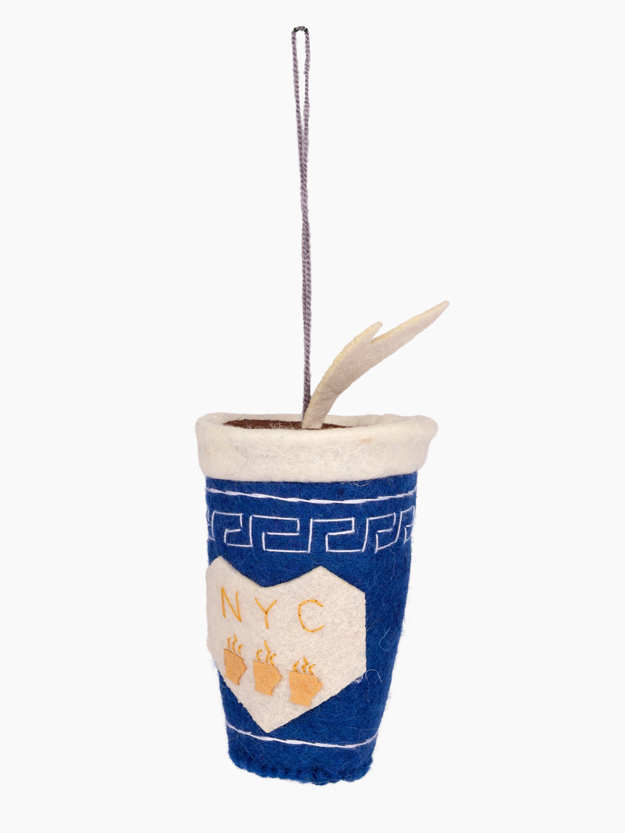 Felt Coffee Cup Ornament