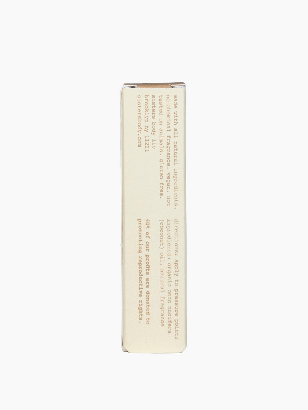 Sisters Body Vetiver Scent Oil