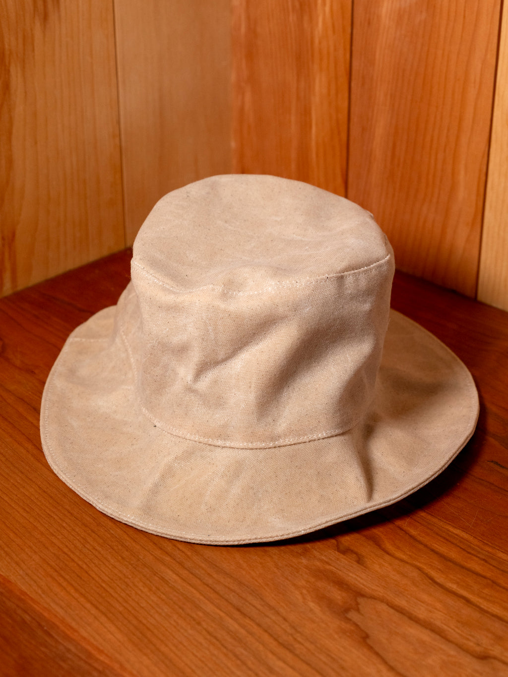 Adult Waxed Canvas Hat | Natural