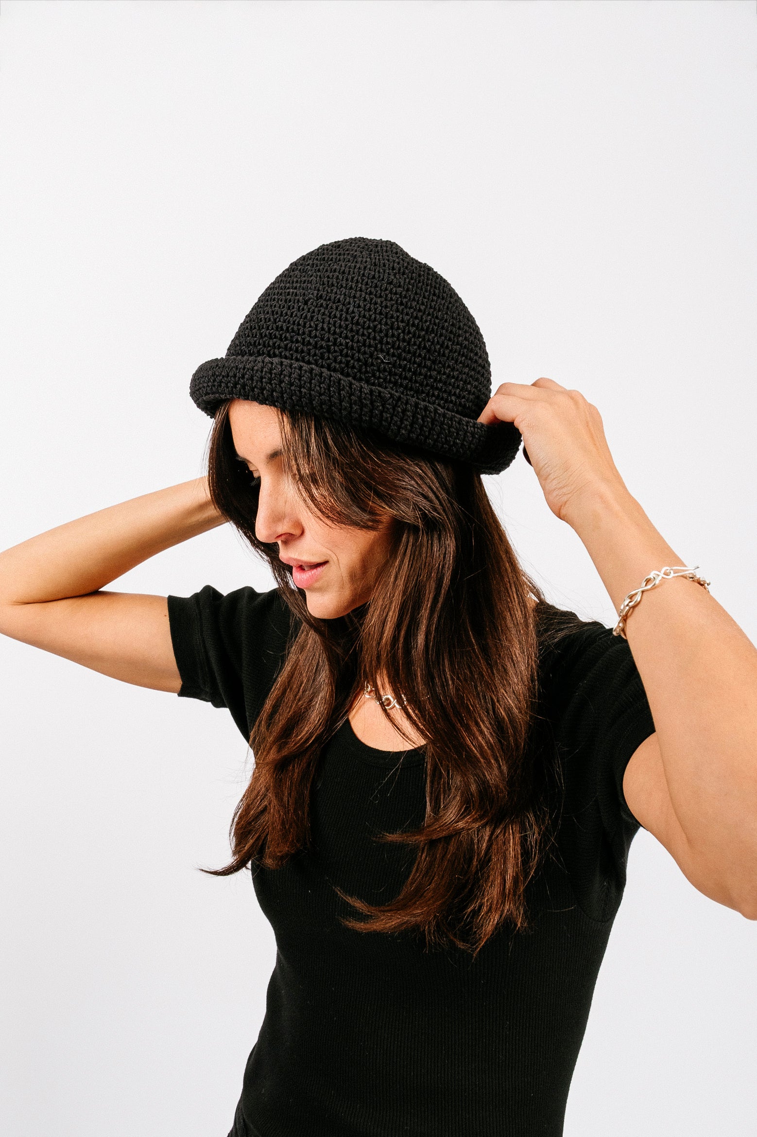 Crochet Hat | Black