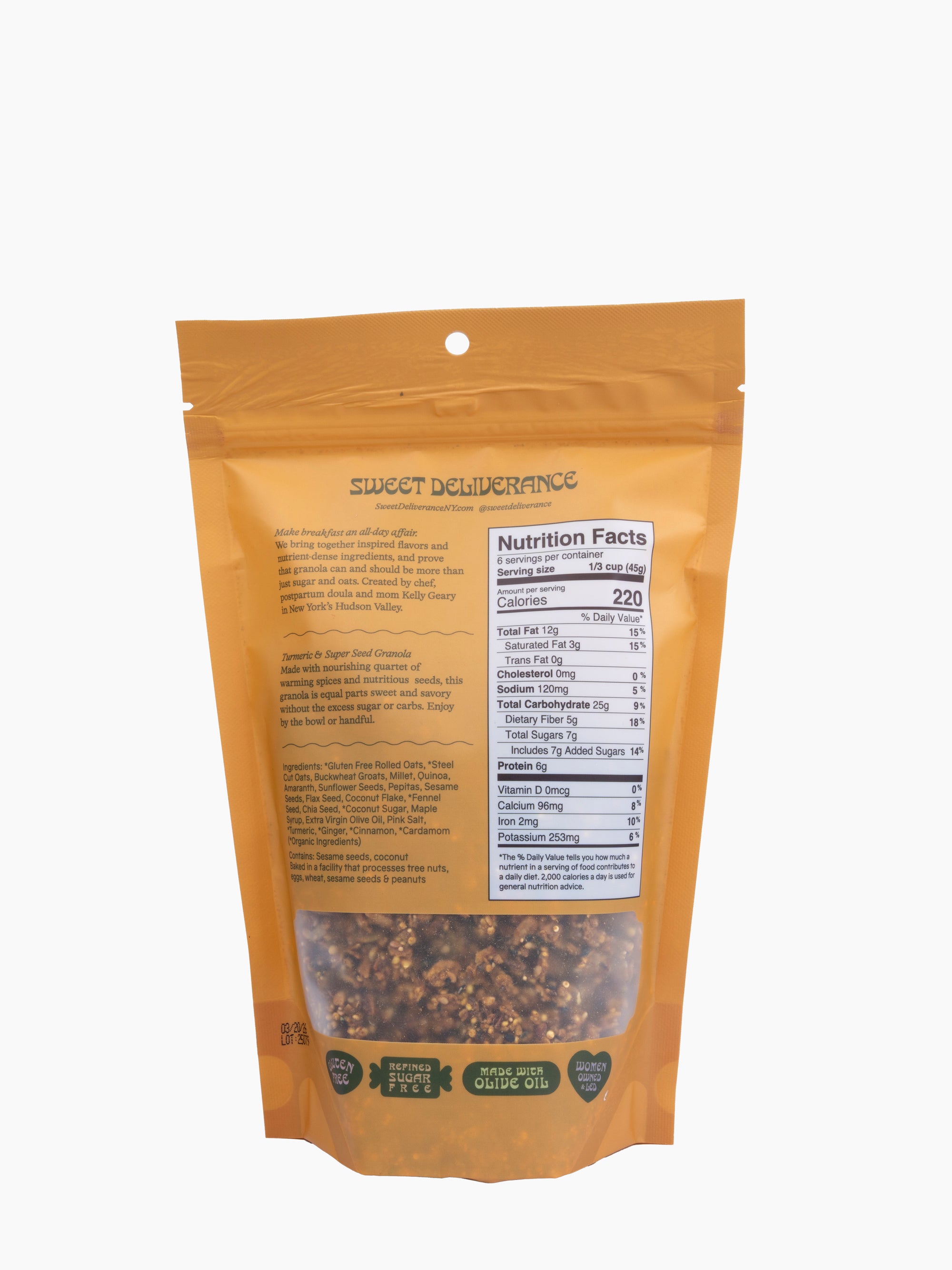 Turmeric & Super Seed Granola