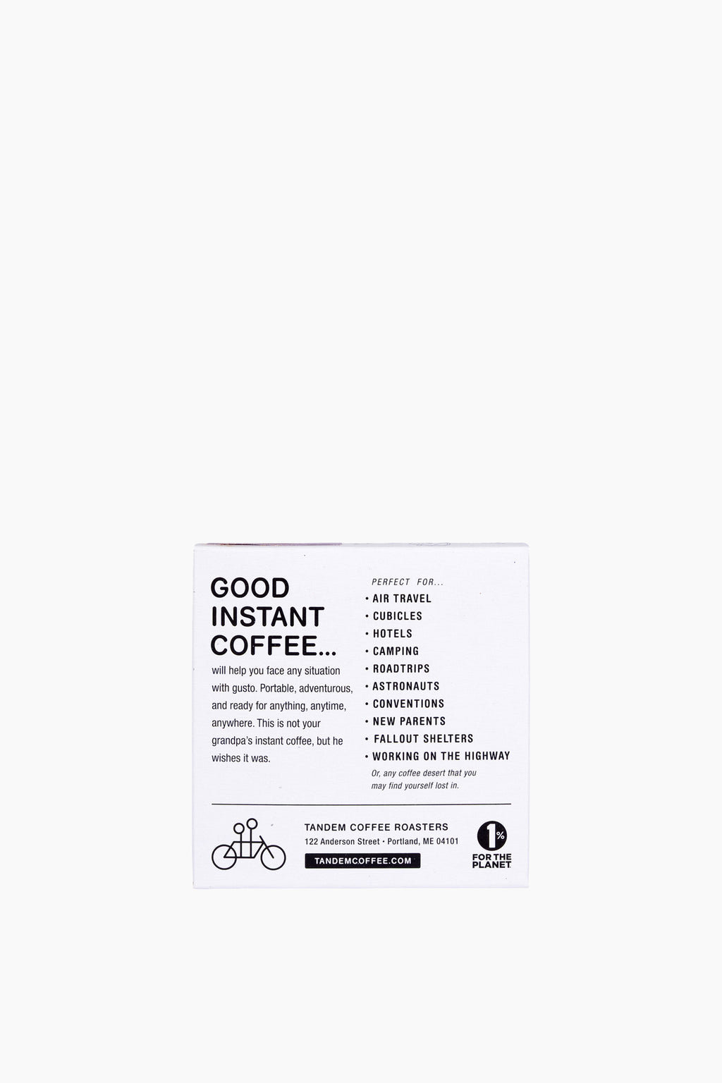 Time and Temperature | Instant Coffee | 6 Pack