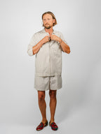 Organic Poplin Striped Sleepwear Short | Hopper