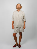 Organic Poplin Striped Sleepwear Short | Hopper