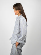 Organic Poplin Striped Sleepwear Pant